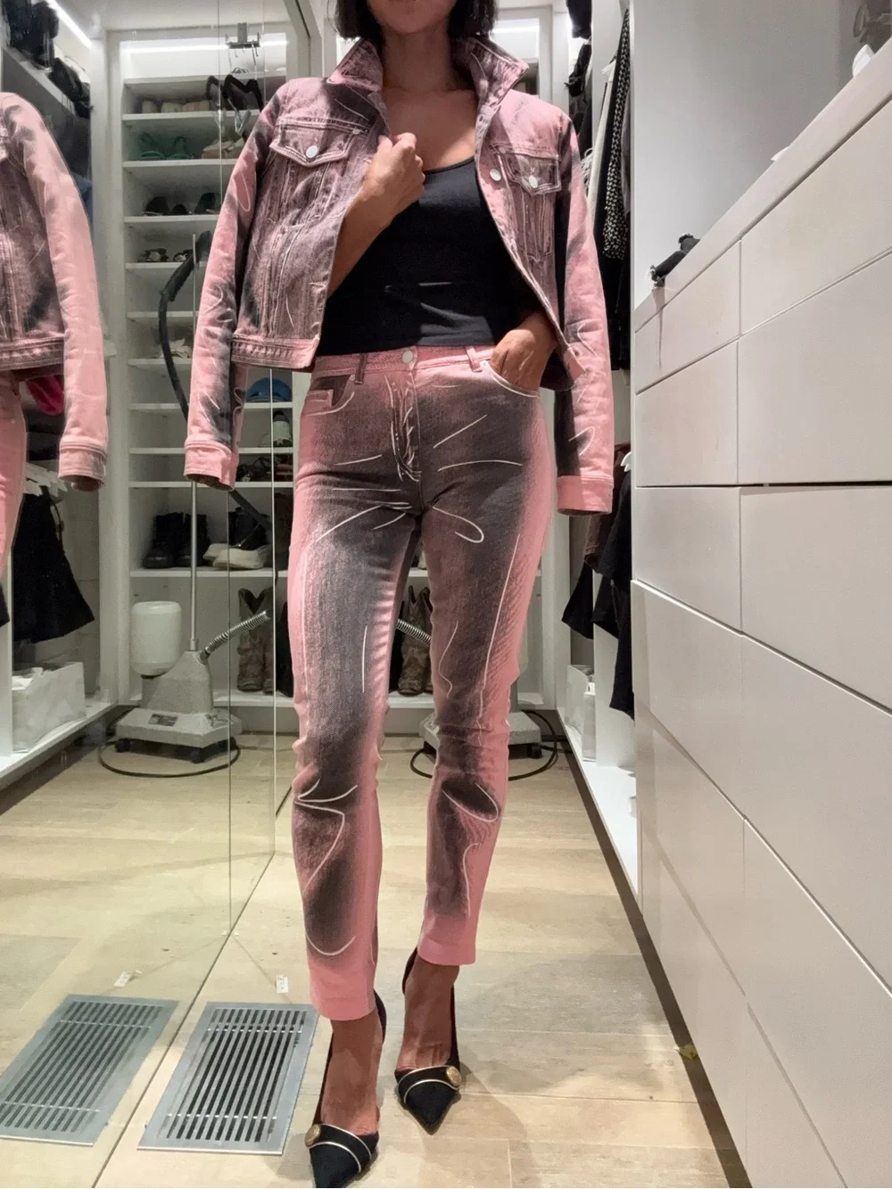 Rare Moschino Couture Matching Jacket & Pants Set